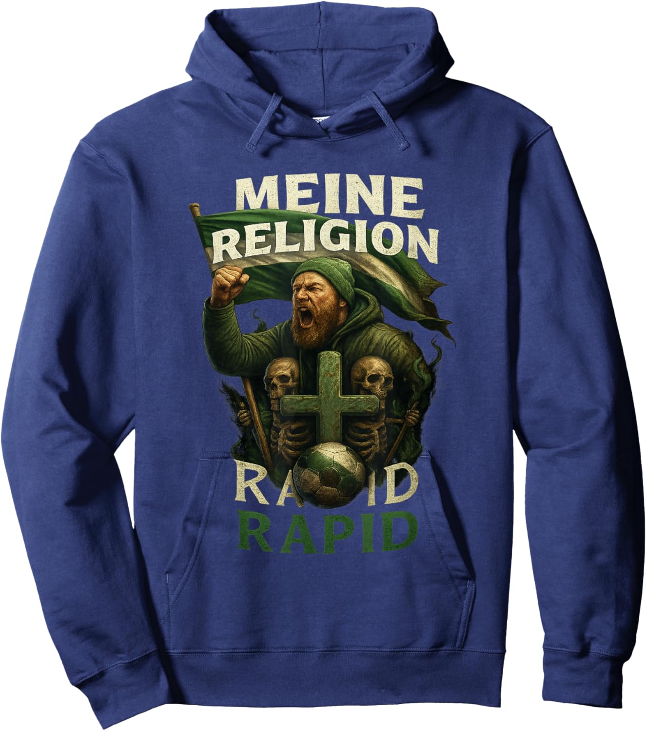 Meine Religion Rapid Ultra Fan Shirt Hoodie - Hoodie | Navy