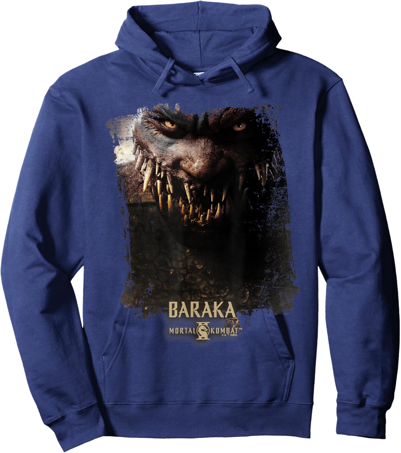 Mortal Kombat 2 Baraka Portrait Hoodie - Hoodie | Navy