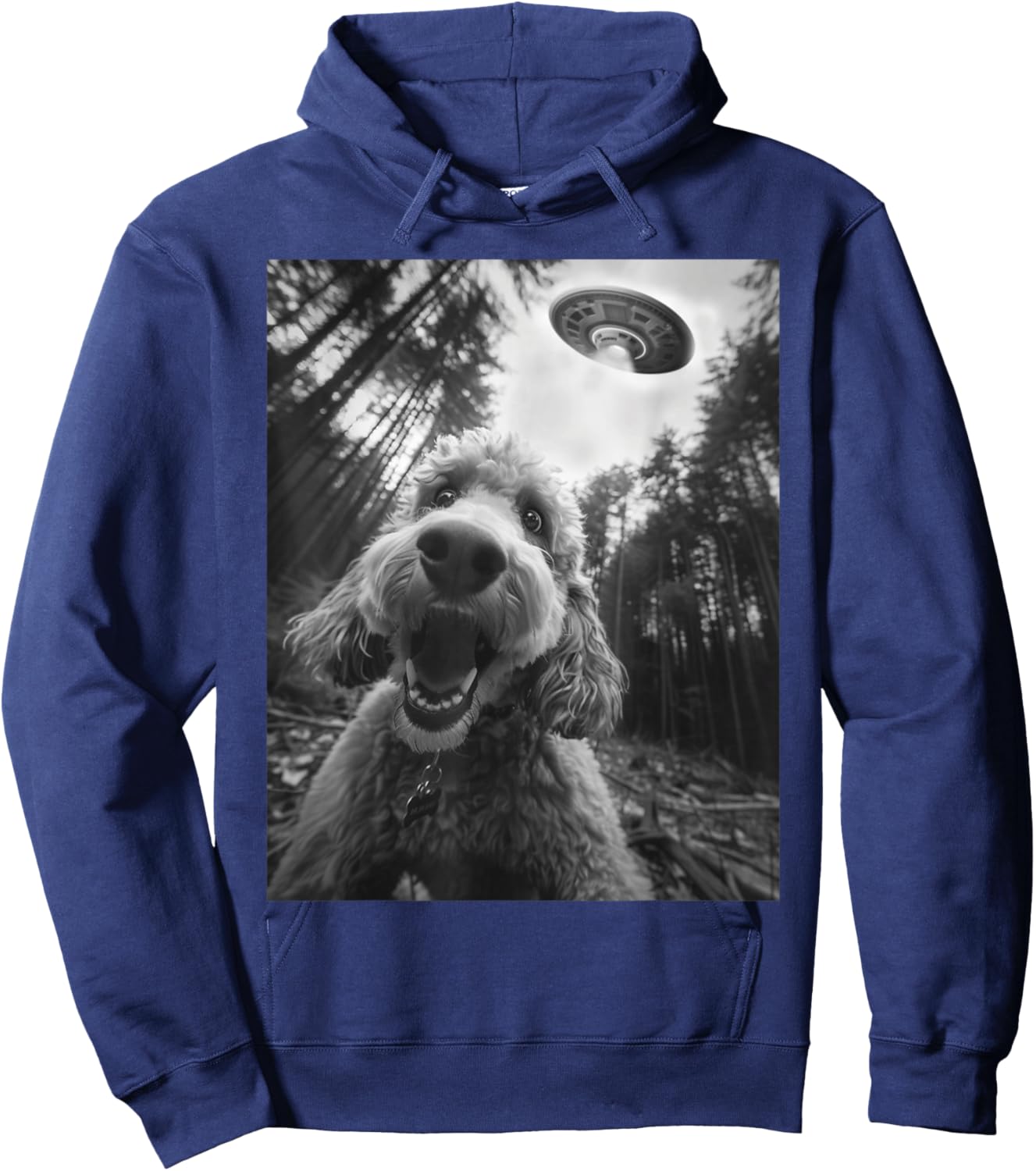 Funny Cute Goldendoodle Golden Doodle Hoodie - Hoodie | Navy