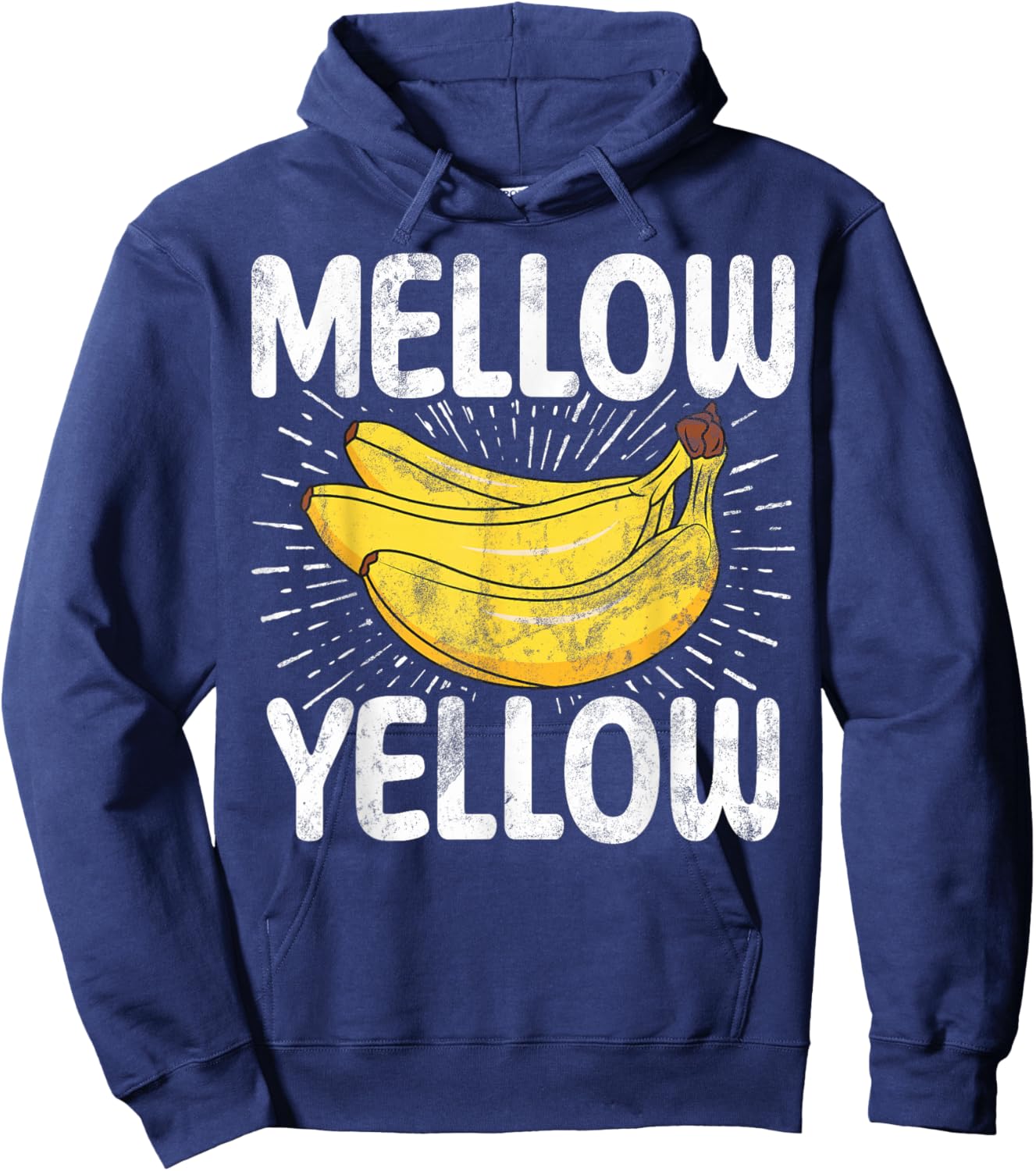 Mellow Yellow Banana Hoodie - Hoodie | Navy