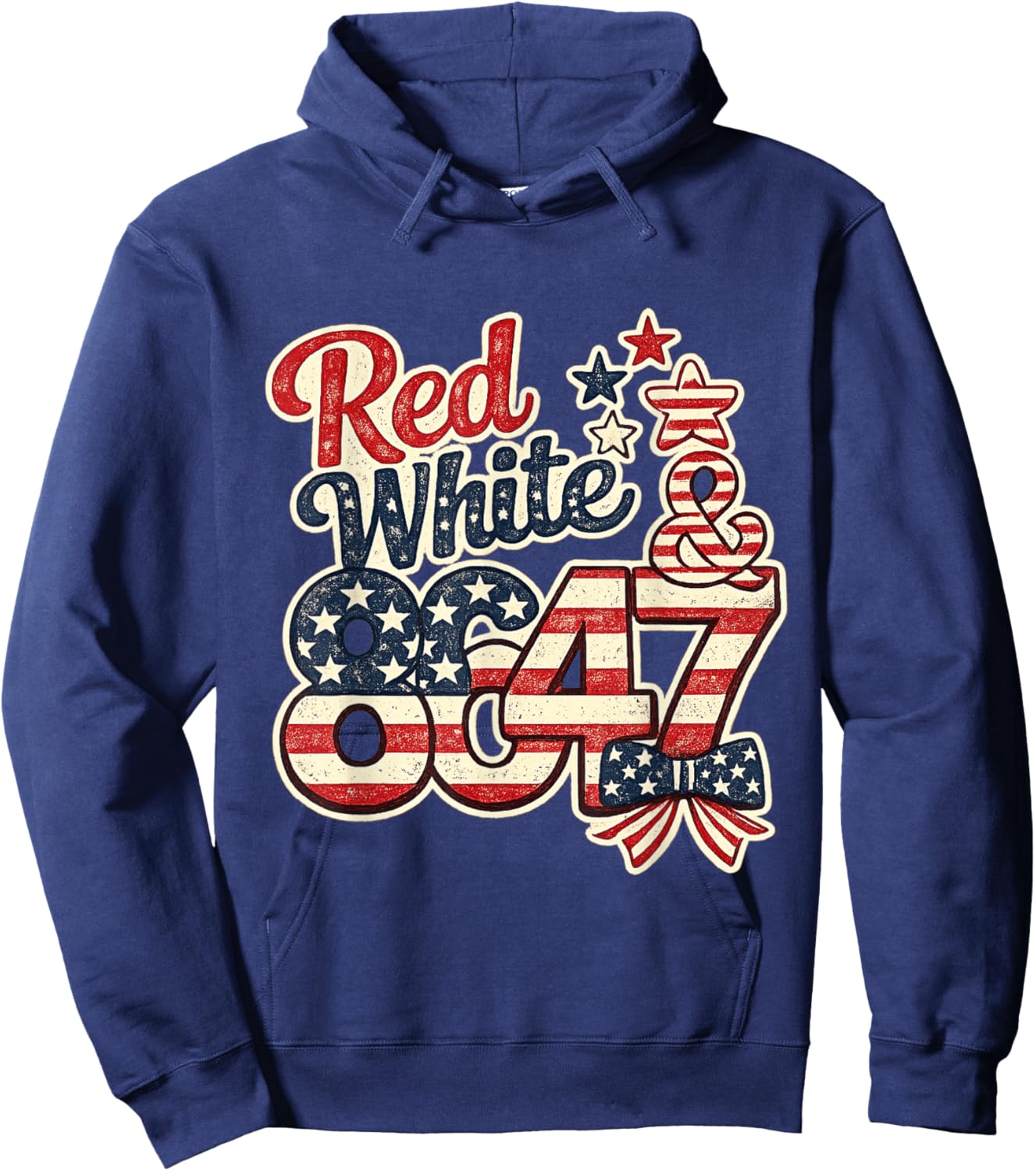 T-Shirt Hoodie - Hoodie | Navy