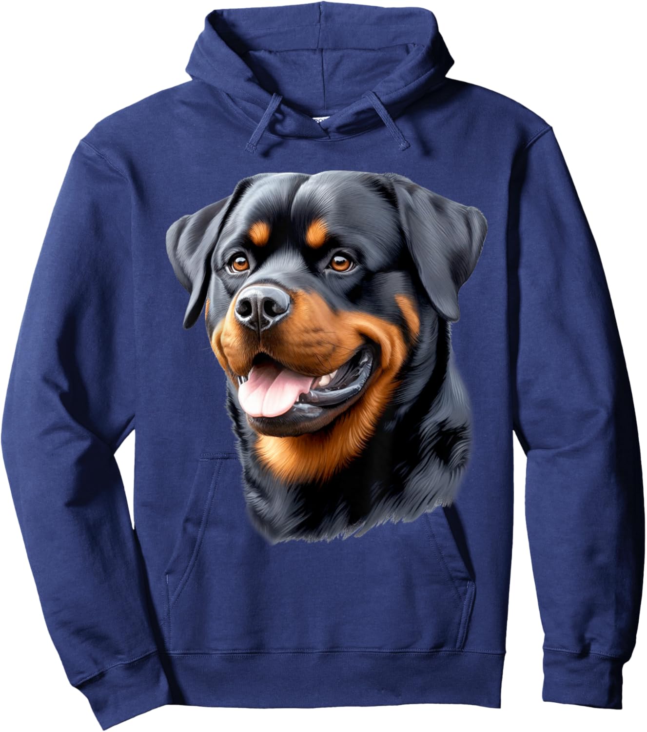Rottweiler Dog Portrait Hoodie - Hoodie | Navy
