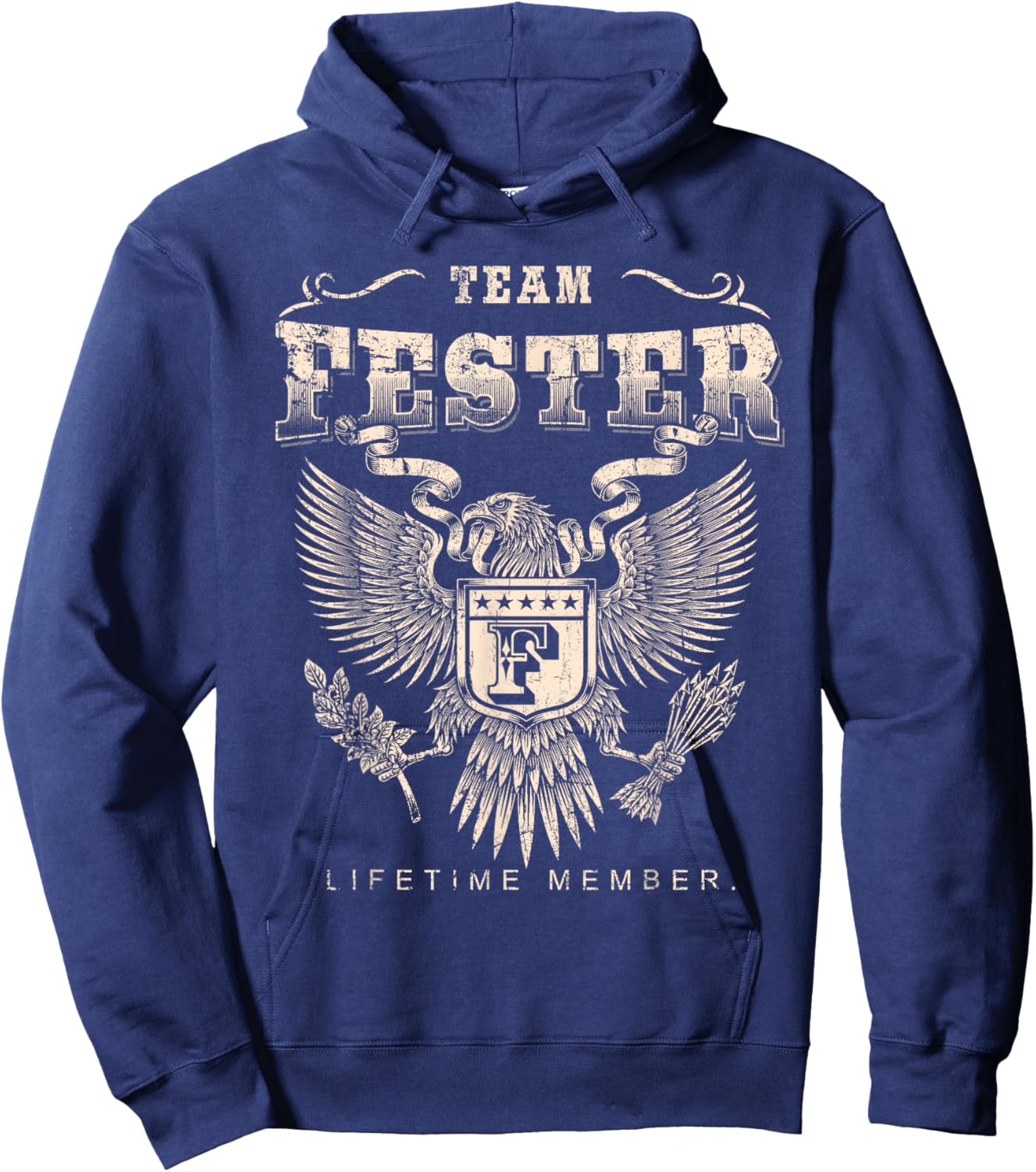 Team Fester Lifetime Member - Fester Name Hoodie - Hoodie | Navy