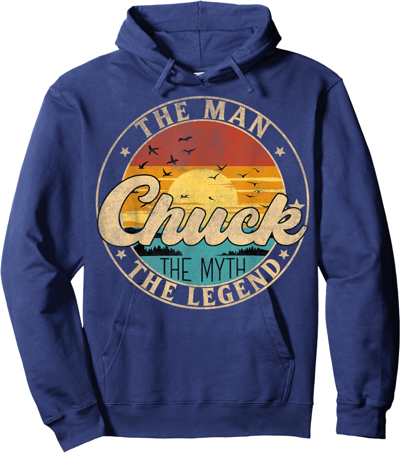 CHUCK The Man The Myth The Legend First Name Hoodie - Hoodie | Navy
