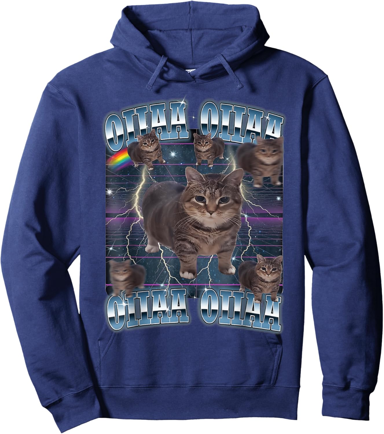 T-Shirt Hoodie - Hoodie | Navy