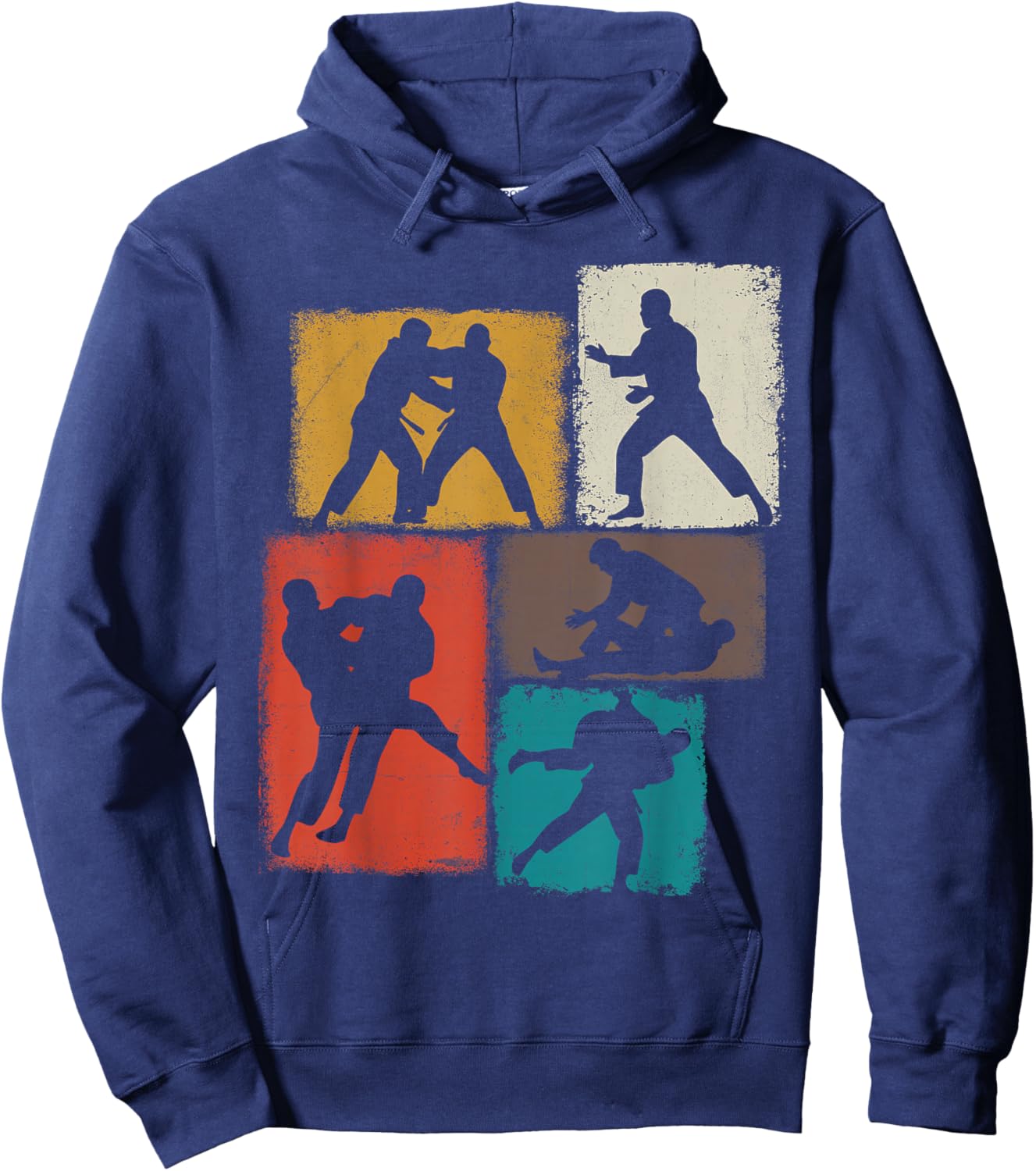 Judo Collage Judoist Men Kids Coach Youth Boys Hoodie - Hoodie | Navy