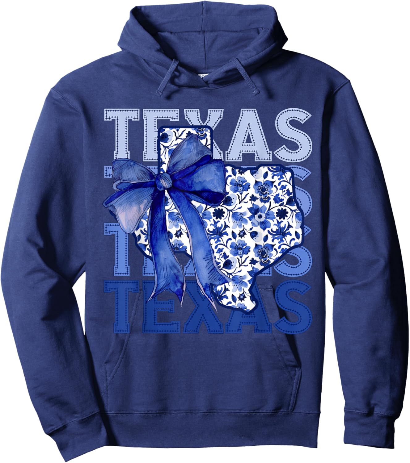 T-Shirt Hoodie - Hoodie | Navy