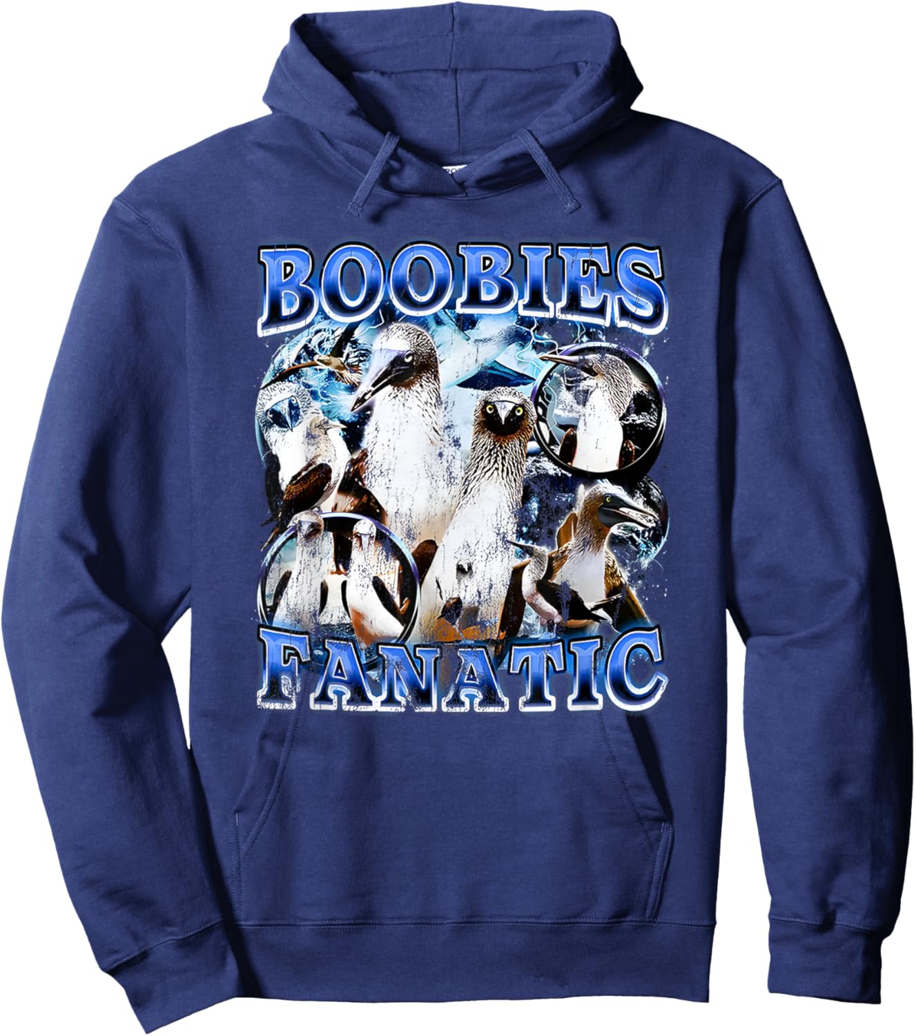 Boobies Fanatic Hoodie - Hoodie | Navy