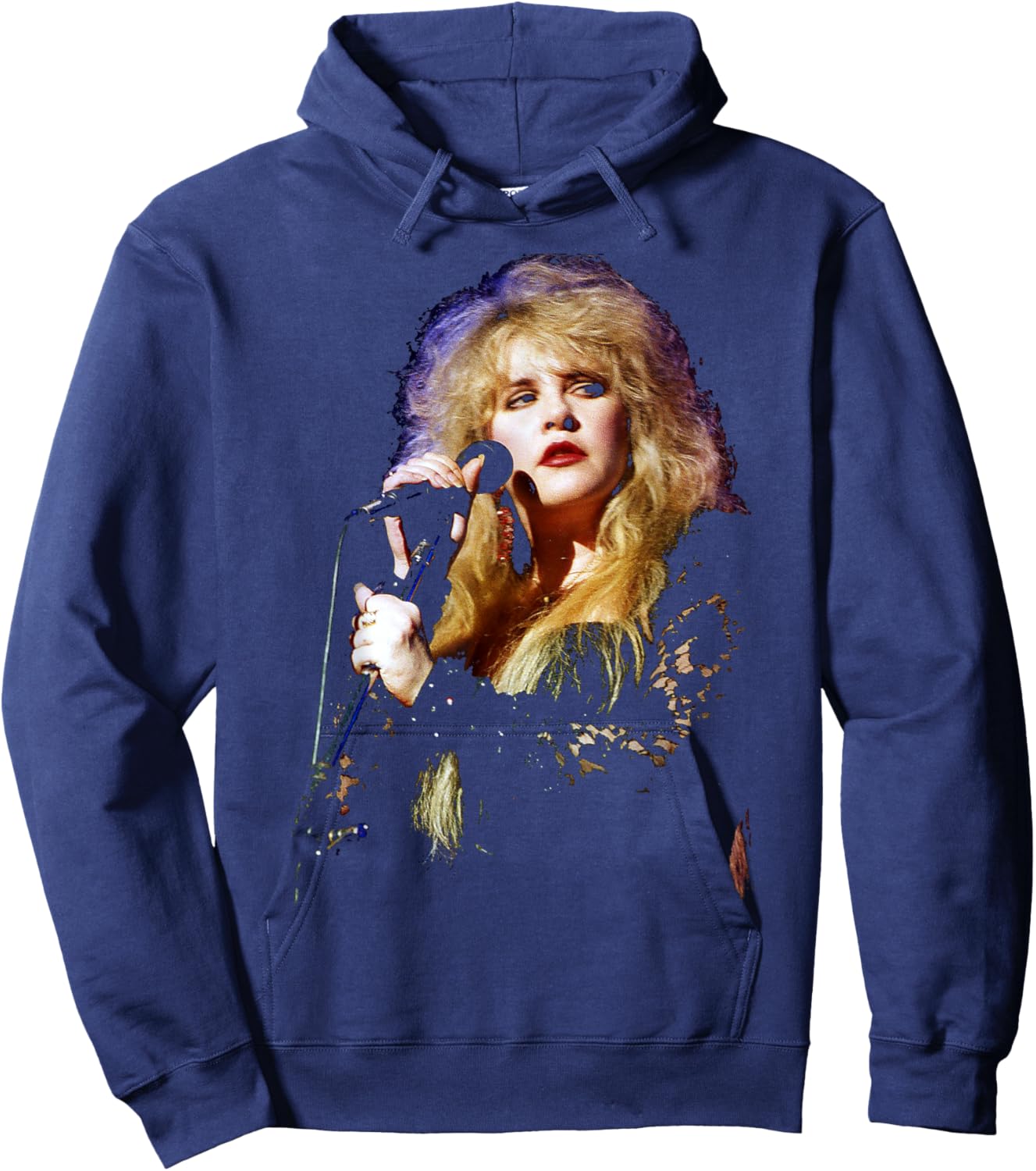 Stevie Nicks Fleetwood Mac Sänger Live 1990 Hoodie - Hoodie | Navy