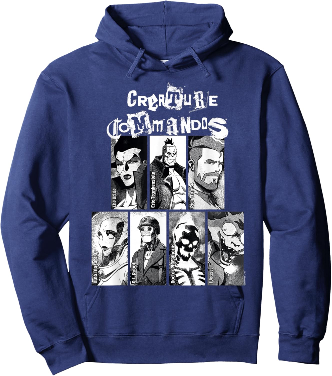 Creature Commandos Portraits Hoodie - Hoodie | Navy