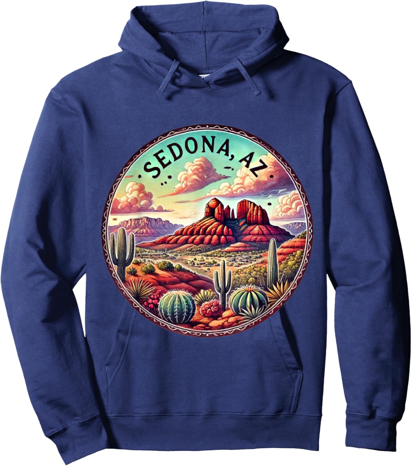 Sedona Arizona AZ Flagstaff Spiritual Vortex Hoodie - Hoodie | Navy