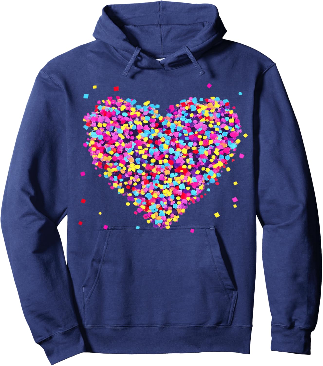 Valentine's Day Heart Costume Love Design Hoodie - Hoodie | Navy