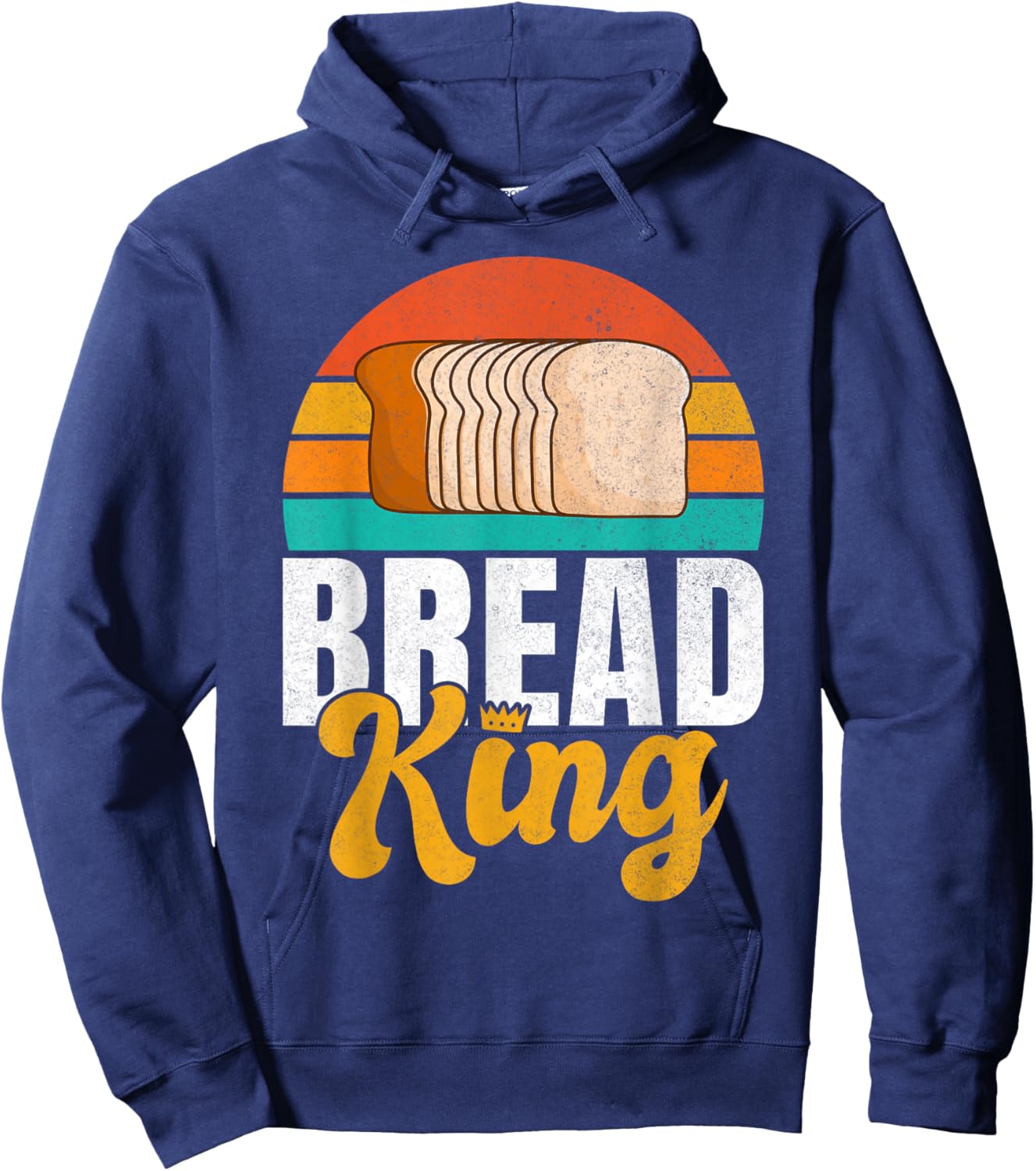 Bread King Bread Baking Hoodie - Hoodie | Navy