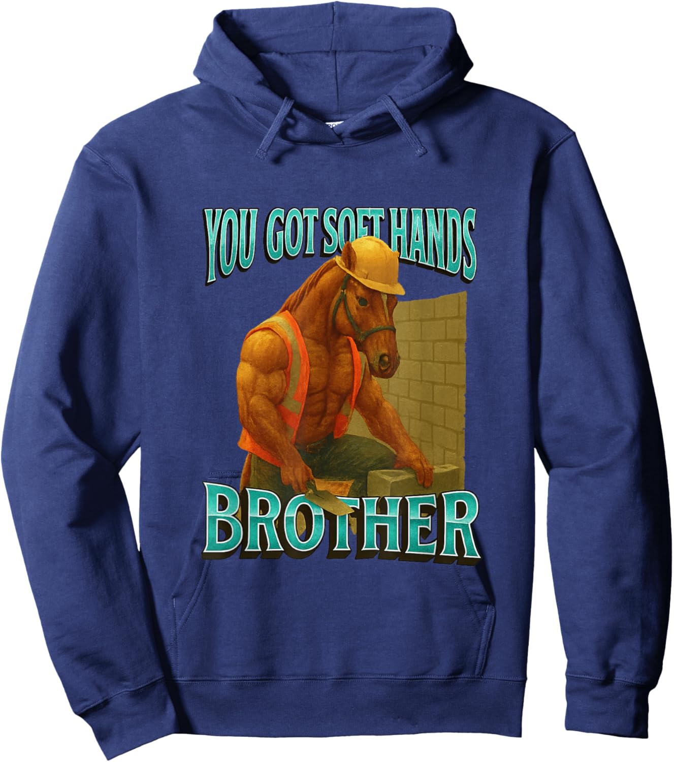 Funny Gen Z Raunchy Meme Brainrot Hoodie - Hoodie | Navy