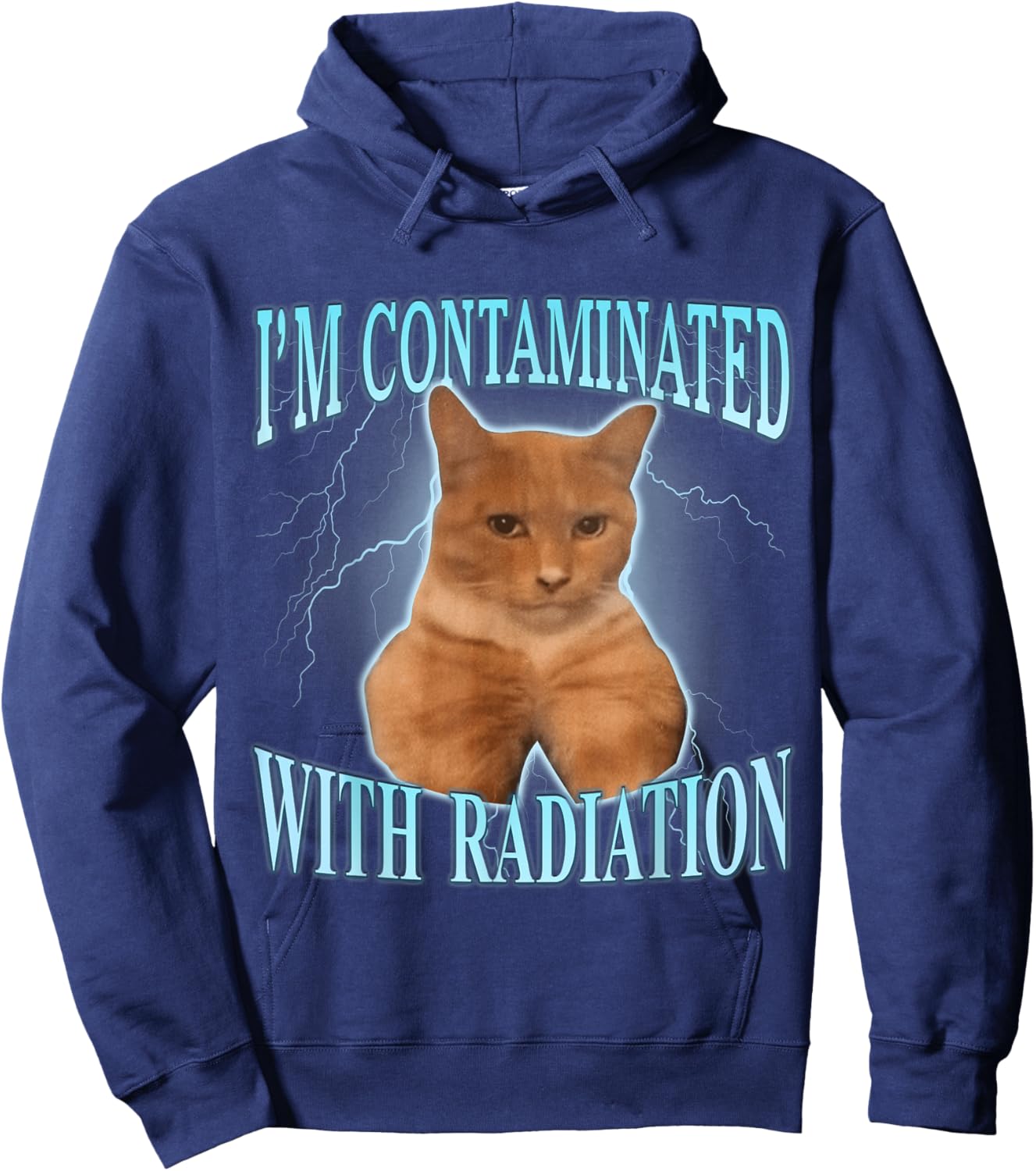 I'm Contaminated With Radiation Hoodie - Hoodie | Navy
