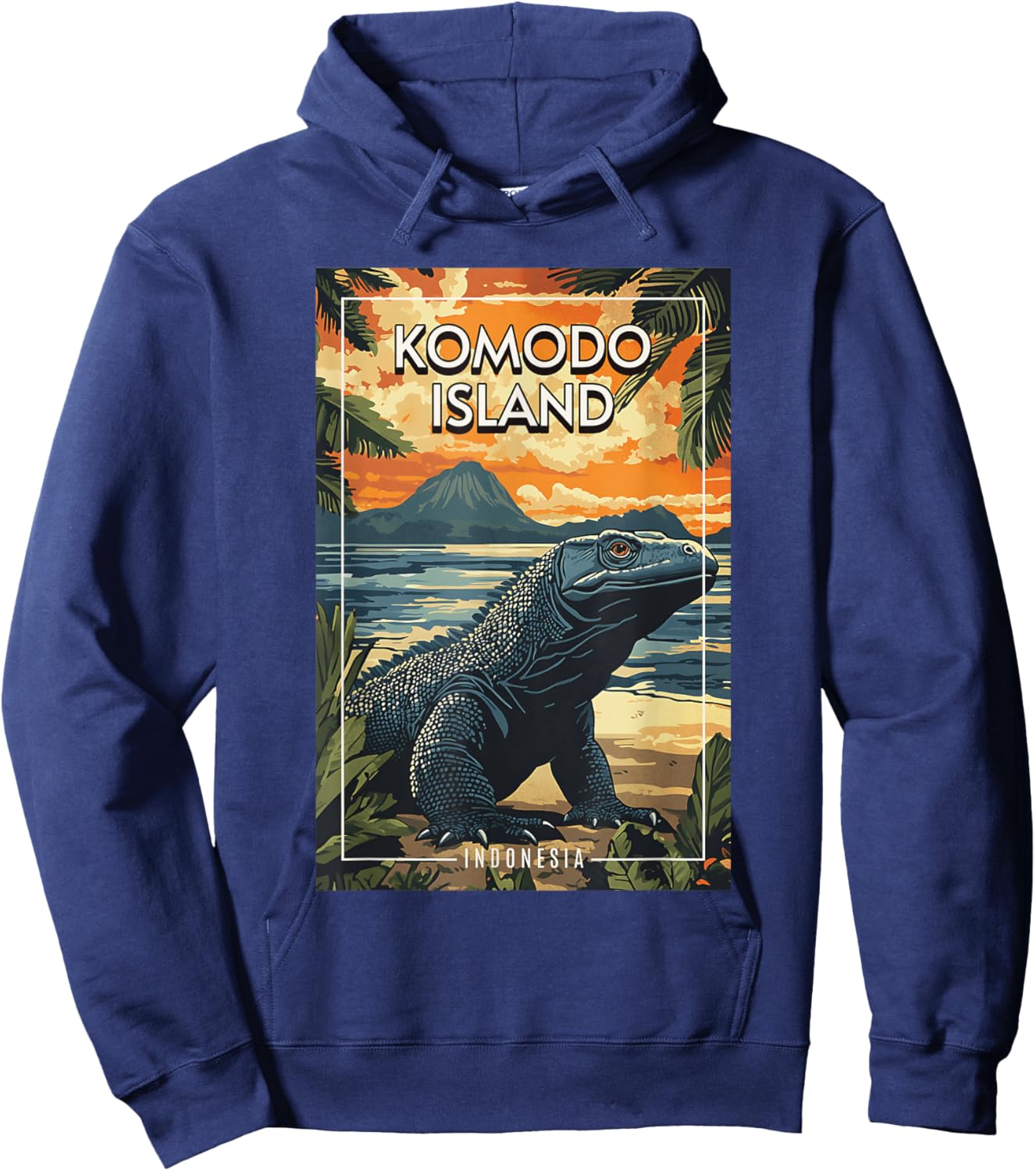 Komodo Island Souvenir / Komodo Island Hoodie - Hoodie | Navy