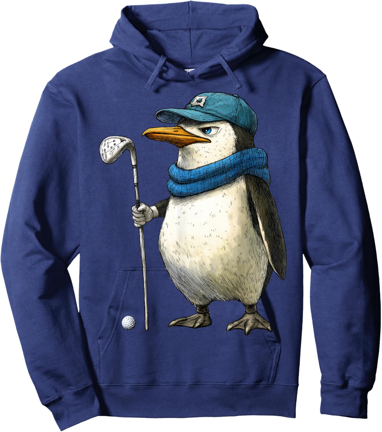 Penguins Golf Hoodie - Hoodie | Navy