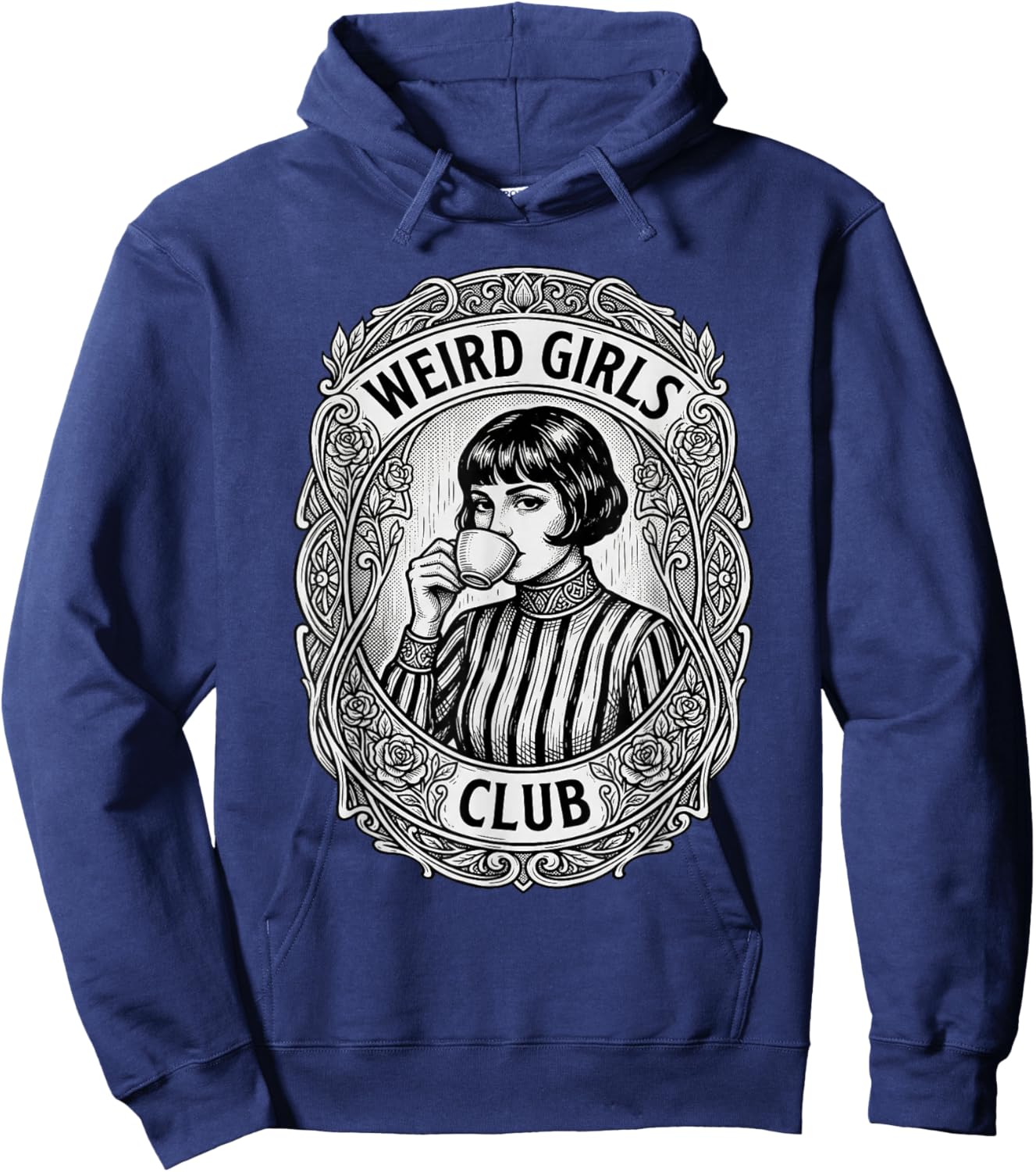 Weird Girls Club Hoodie - Hoodie | Navy