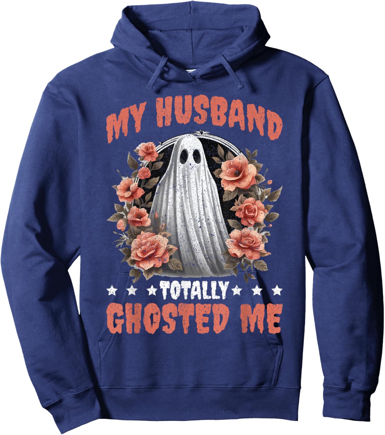 My Husband Totally Ghosted Me Hoodie - Hoodie | Navy