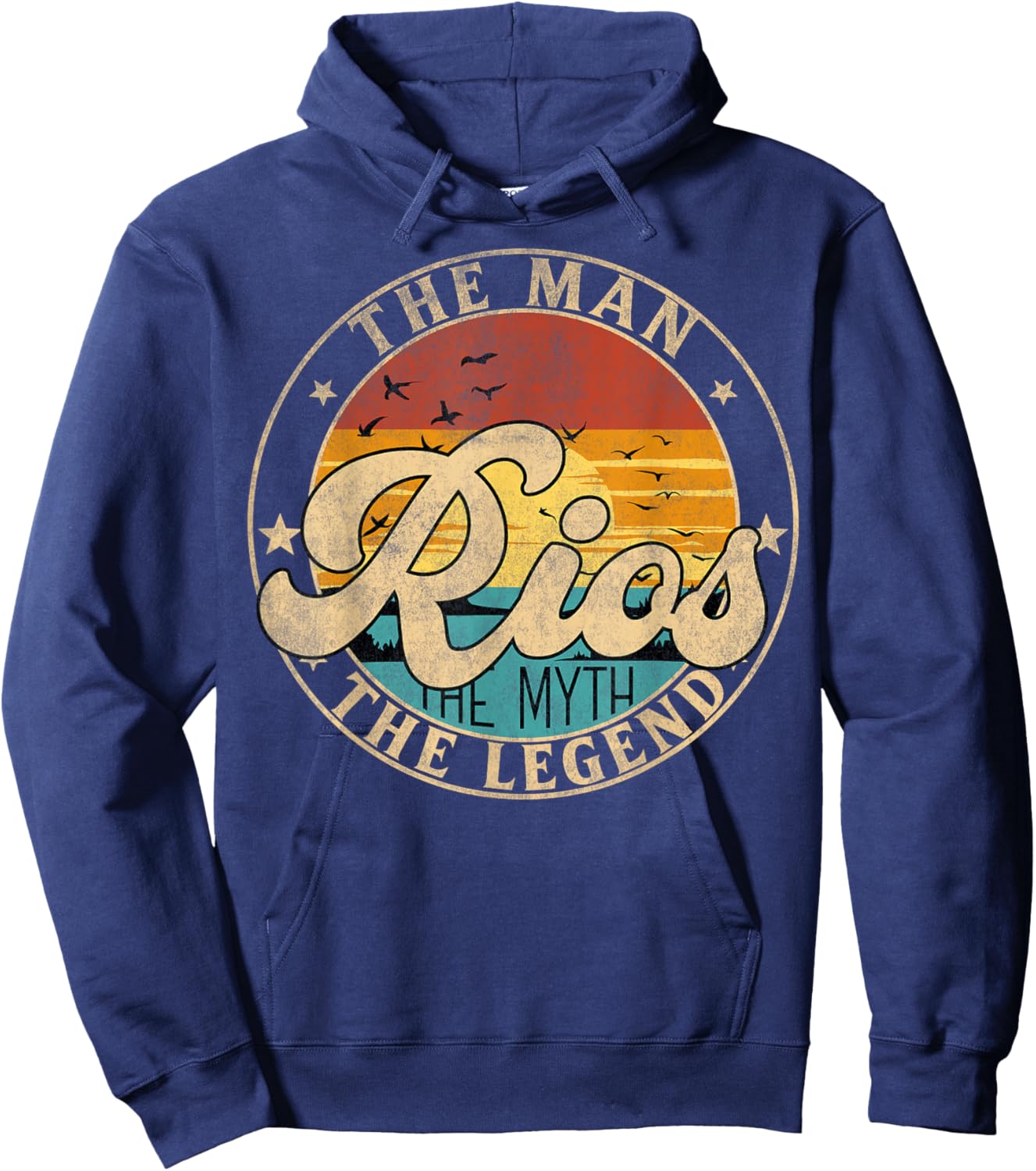 RIOS The Man The Myth The Legend First Name Hoodie - Hoodie | Navy