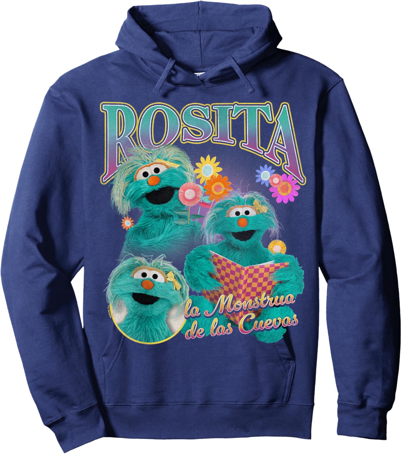 Sesame Street Rosita Bootleg Style Hoodie - Hoodie | Navy