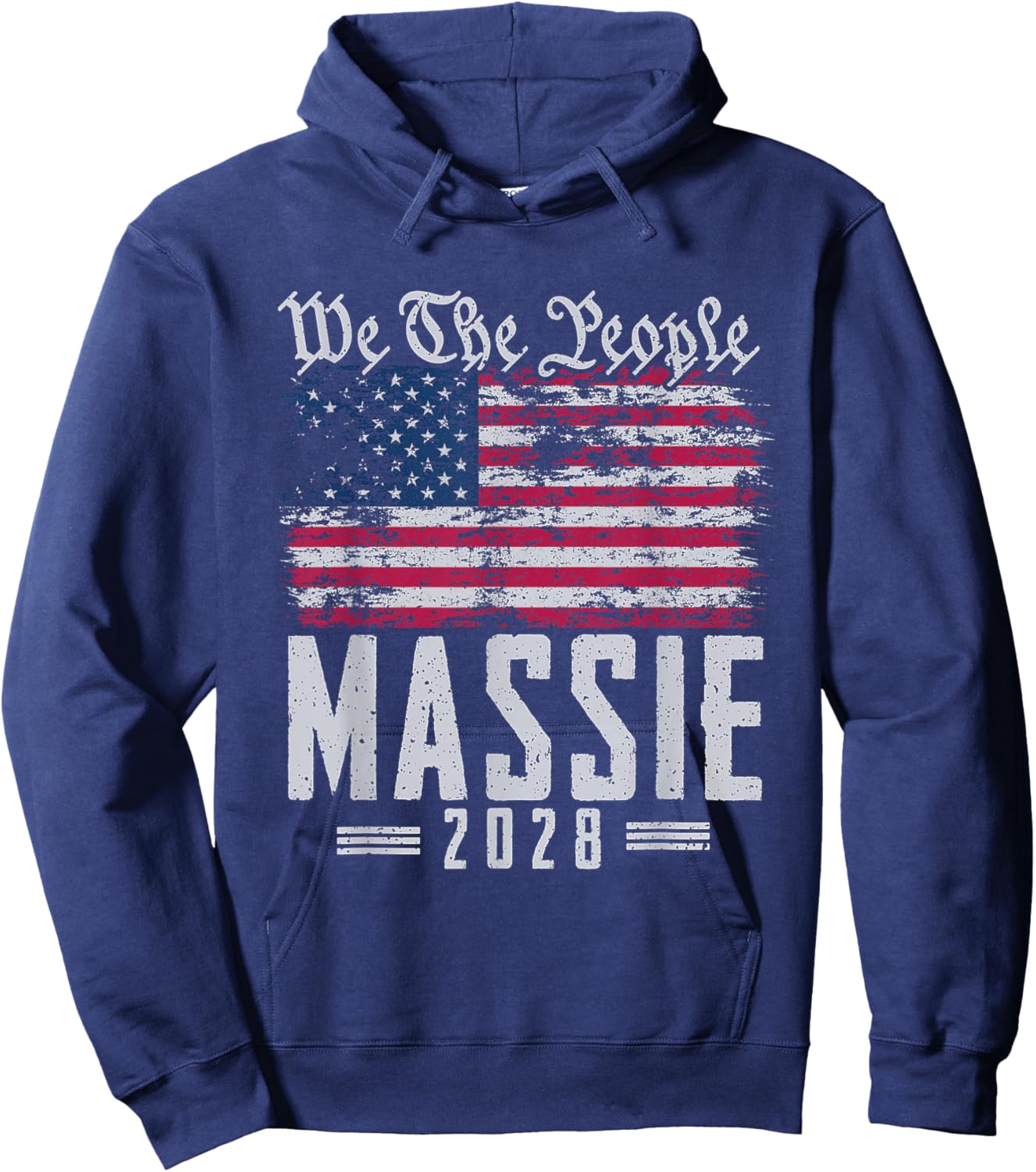Massie 2028 for President Thomas Massie 2028 Hoodie - Hoodie | Navy