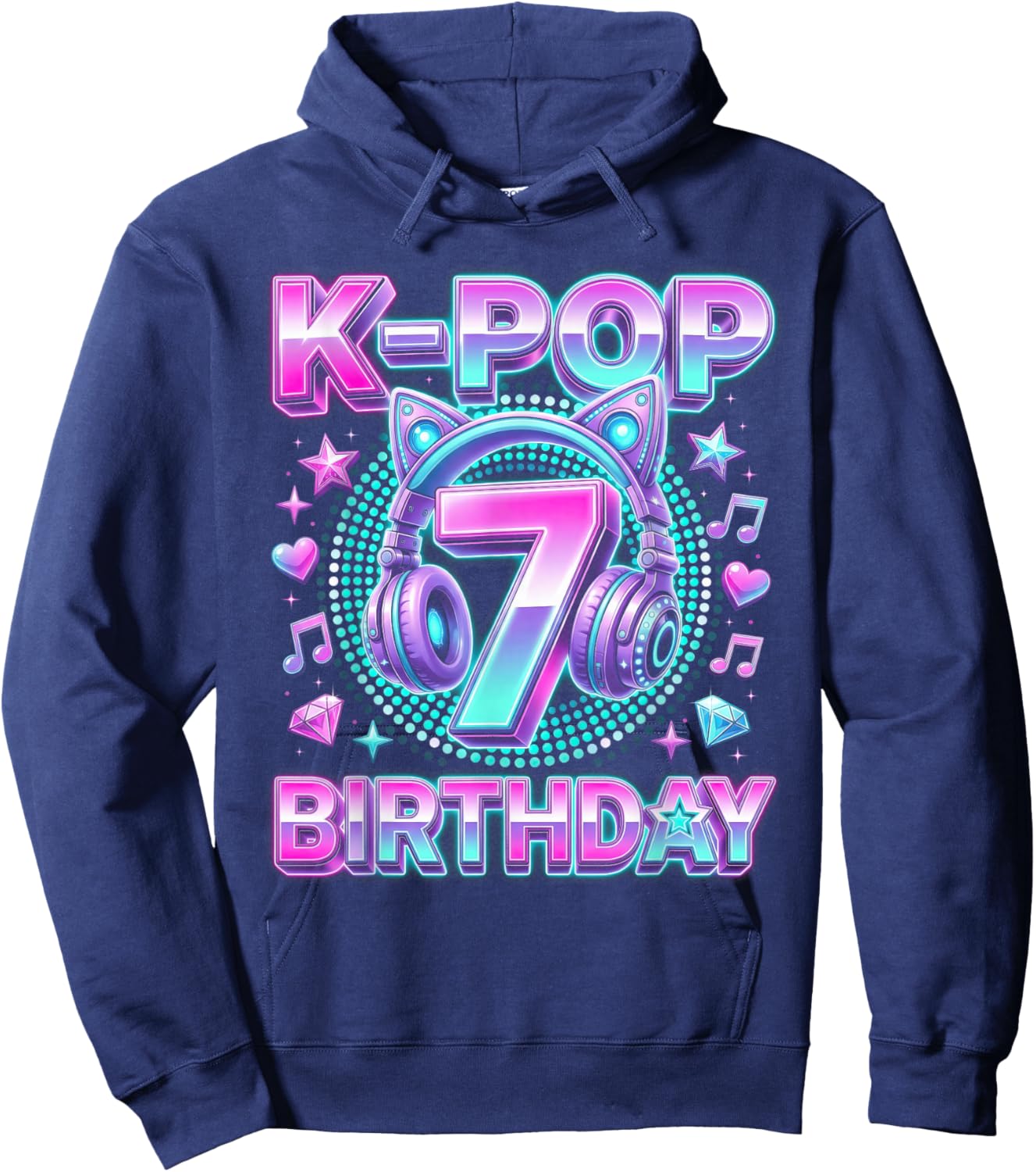 T-Shirt Hoodie - Hoodie | Navy