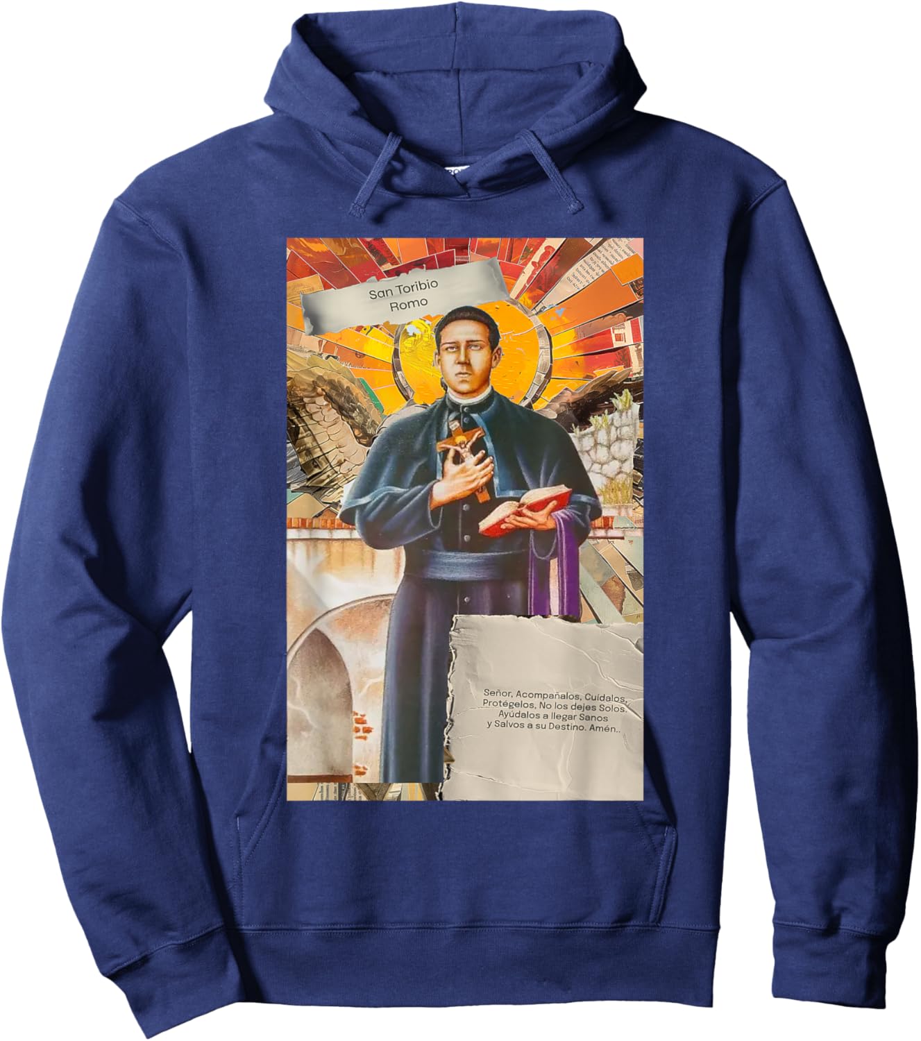 San Toribio Romo Hoodie - Hoodie | Navy