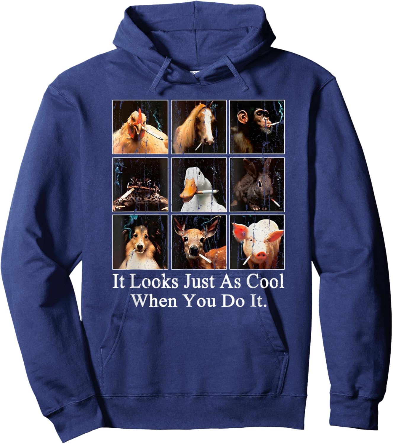 It Looks Just As Cool When You Do It Hoodie - Hoodie | Navy