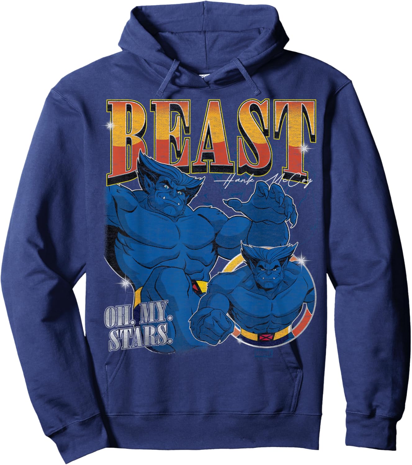 X-Men - Beast Oversized Hoodie - Hoodie | Navy
