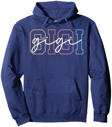 Gigi Grandma Gigi Grandmother Boho Gigi Hoodie - Hoodie | Navy