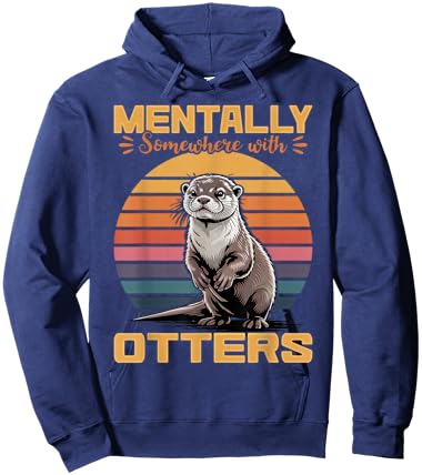 Funny Otter Hoodie - Hoodie | Navy