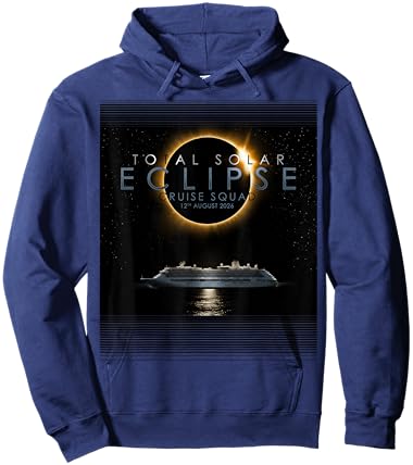 Total Solar Eclipse 2026 Cruise Squad Hoodie - Hoodie | Navy
