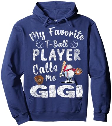 My Favorite T-Ball Player Calls Me Gigi Hoodie - Hoodie | Navy