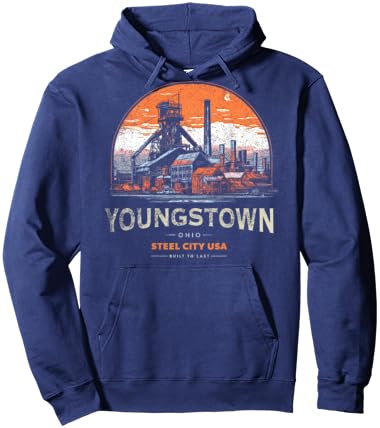 Hometown Pride - Youngstown Steel City USA Hoodie - Hoodie | Navy