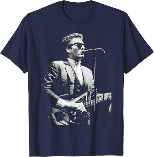 Elvis Costello & The Attractions Trust Album Tour 1981 T-Shirt - T-Shirt | Navy