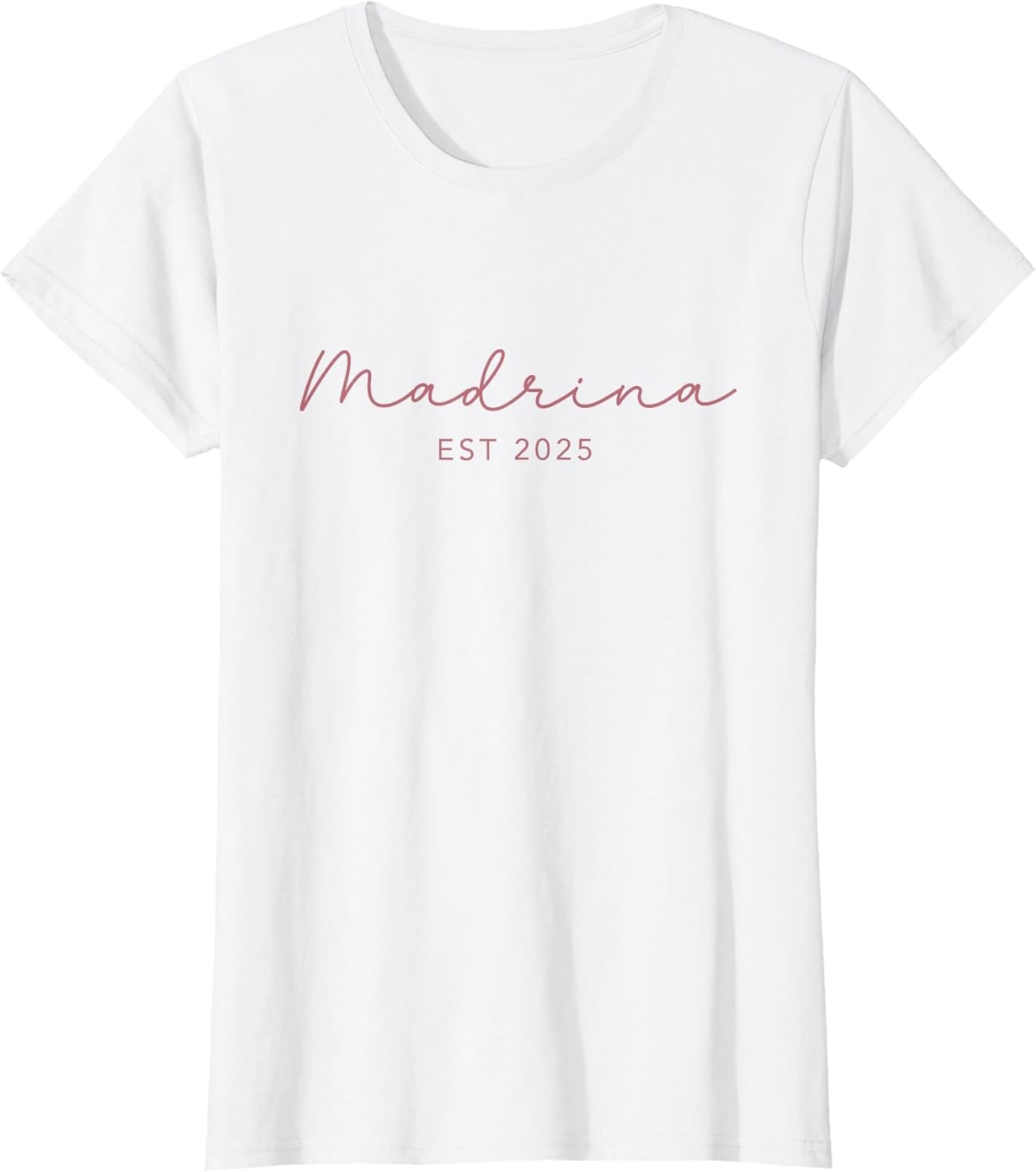 Madrina Est. 2025 Pink Bautizo Godmother Baptism