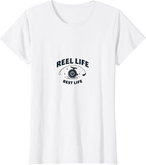 Reel Life Best Life Fishing Design