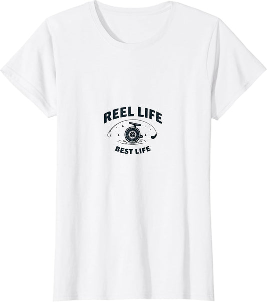 Reel Life Best Life Fishing Design