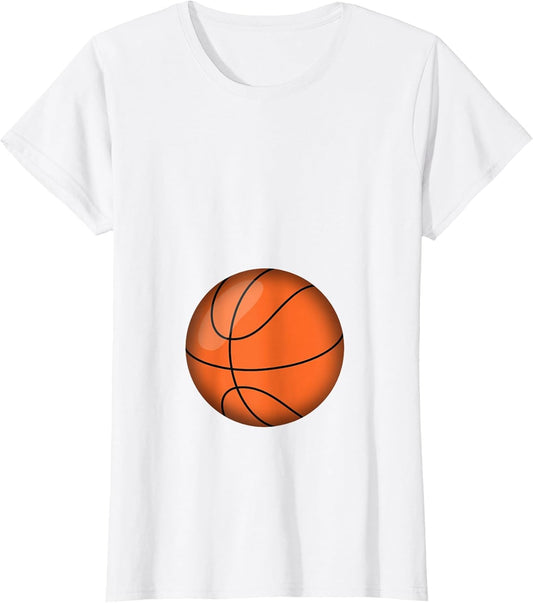 Funny Basketball Player Baby Belly Mum