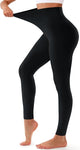 Bluemaple High Waisted Leggings - Tummy Control Pants Non See Through Workout Soft Yoga Pants for Running Plus Size