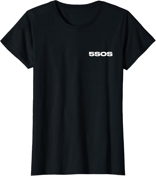5 Seconds of Summer Logo Wildflower Back Print