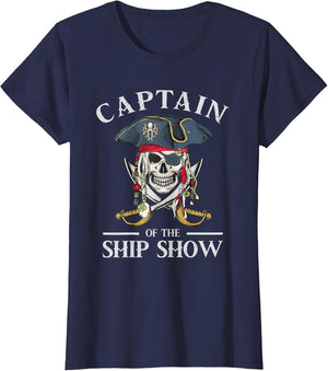 Pirate Design Captain Ship Show Boater Boating Captain