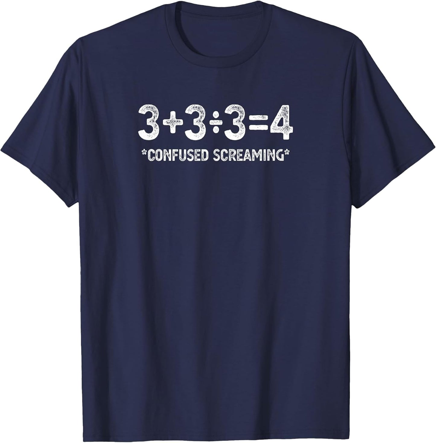 Funny Math Formula Confused Screaming Nerd Geek Math Humor