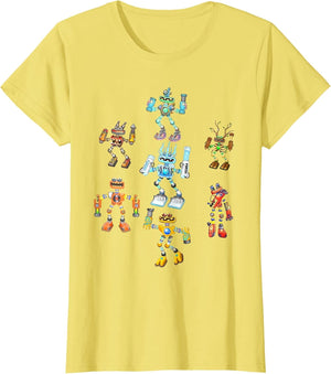 Singing Monsters Plush Robots Costume