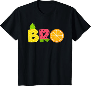 Funny Brother Fruitarian Lover Summer Boys Fruit Slice