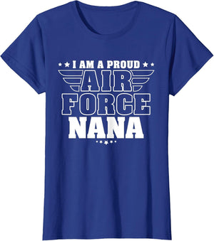Proud Air Force Nana Patriotic Pride Military Grandmother