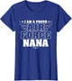 Proud Air Force Nana Patriotic Pride Military Grandmother