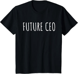Cute Future CEO Funny Kid Boy Girl Toddler Boss Humor