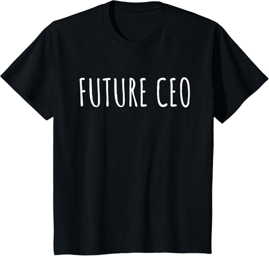 Cute Future CEO Funny Kid Boy Girl Toddler Boss Humor